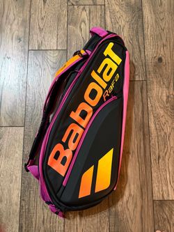 Babolat Pure Aero Rafa 6 Pack Tennis Bag - Black/Pink 1
