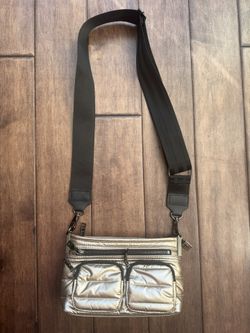 golden crossbody purse bag
