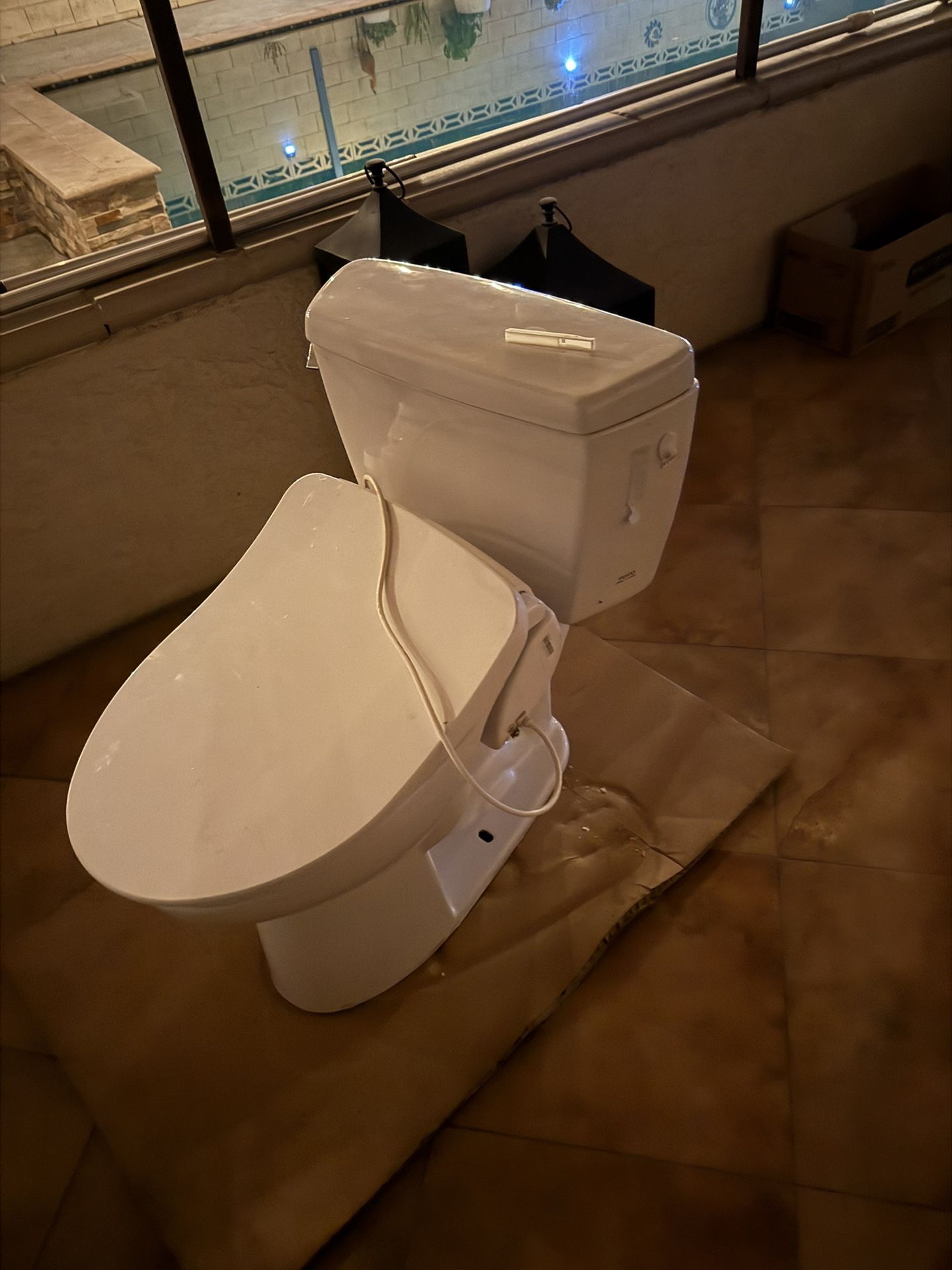 Toilet With Bidet Attachment