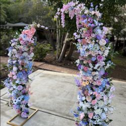 Springtime Baby Shower/ Bridal Shower/ Wedding Flower Arches Decoration
