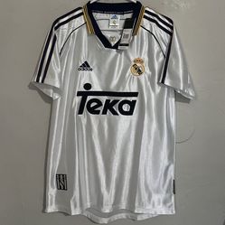 Real Madrid 1999-00 Home Away Jersey
