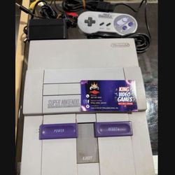 Super Nintendo used