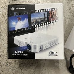  Telestar MP50 Mini Projector With All Cords And Adapters 