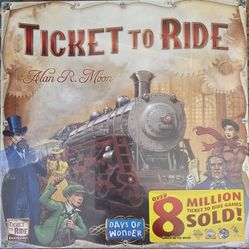 Brand New Sealed Ticket to Ride Days of Wonder Board Game