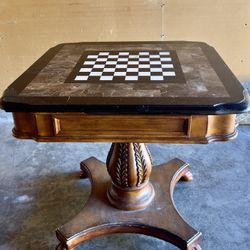 Heritage Fossil Chess Game Table