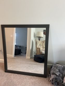 Gorgeous Black Pulaski Wall Mirror