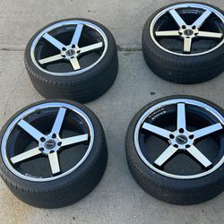 Set Of 4 5x112 Stance 19 Inch Rims