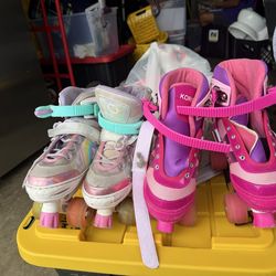 Kids skates size medium