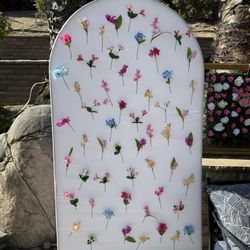 Floral Arch Backdrop Birthday, Graduation, Shower