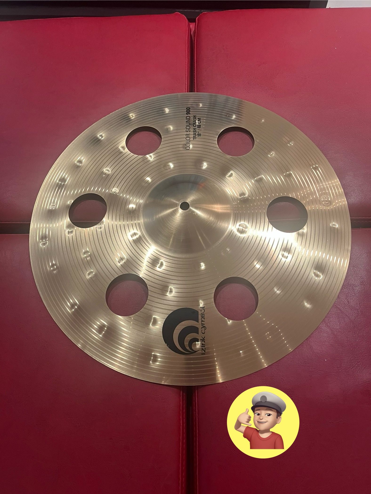 π₯ 18β Ozone Trash Crash Cymbal for Drum Set