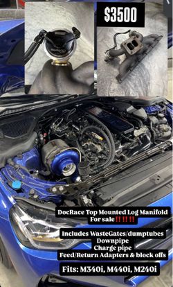 B58 Doc Race top mount turbo log mainfold