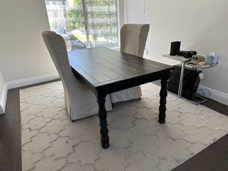 Couch, Chairs, And Table And Coffee Table
