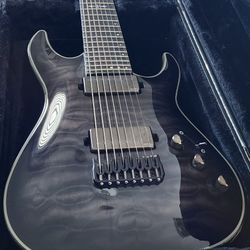 Schecter Hellraiser Hybrid C-8 8 String Guitar with Case