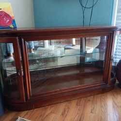 Curio  Cabinet with light $50.
