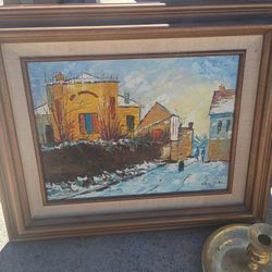 Vintage Signed Original Oil Paintings