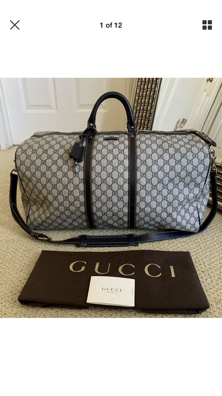 AUTHENTIC GUCCI LARGE DUFFLE BAG
