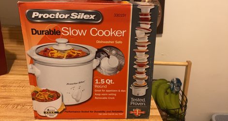 Proctor Silex Durable Slow Cooker 1.5 QT