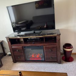 Fireplace TV Stand 