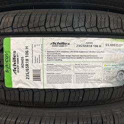 Tires 235/65/18 Mounted And Balanced . All Sizes Available. Text Me Your Size For A Quote 