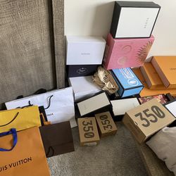 Designer Empty boxes and Bags