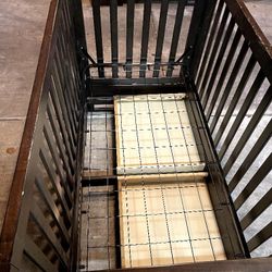  Baby Crib and 2- Drawer Dresser w/ Mattress 