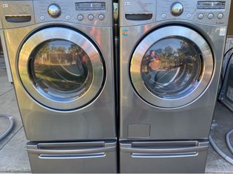 LG washer and gas dryer