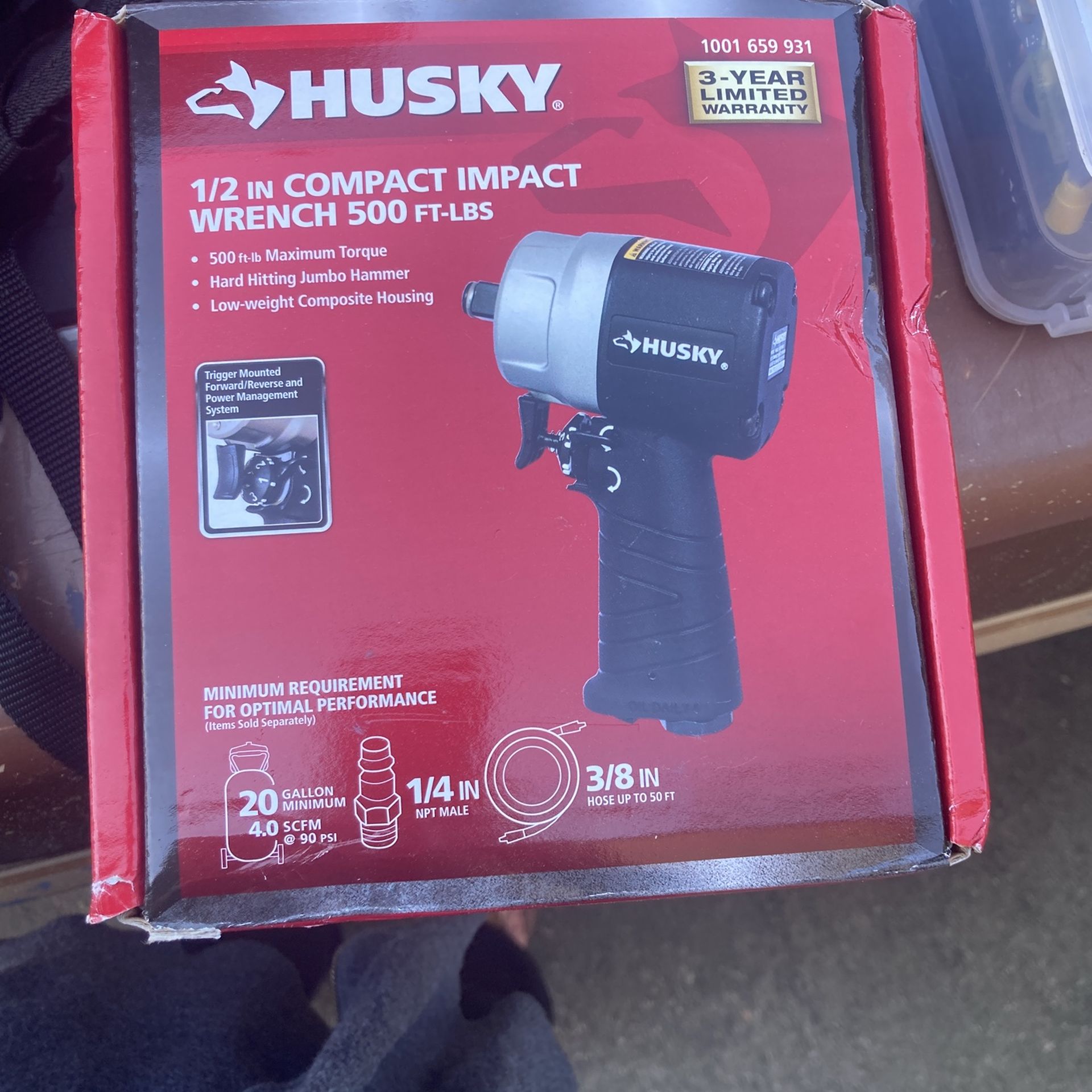 Husky 1/2 IN Compact Impact Wrench