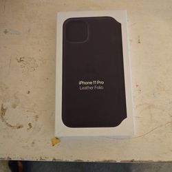 Apple iPhone 11 Pro Case Purple Leather Wallet With Card Holder