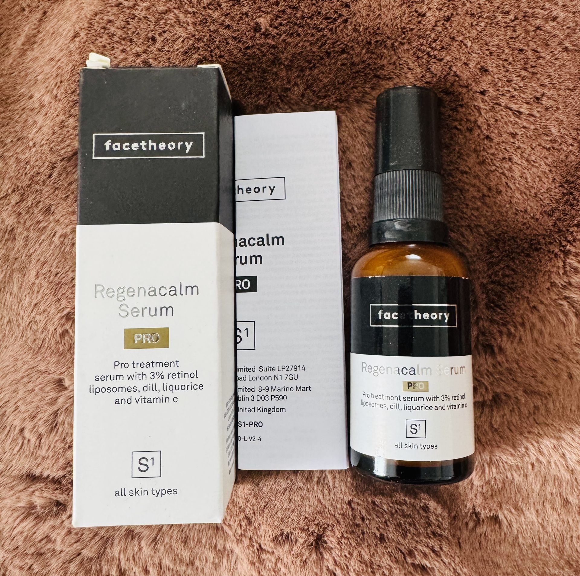 Facetheory Regenacalm Serum S1 Pro with 3% Encapsulated Retinoid and Liquorice New