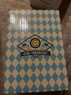Brand New 2025 Chicago Cubs Oktoberfest (Cubtoberfest) Beer Stein; 9/23/25 Game