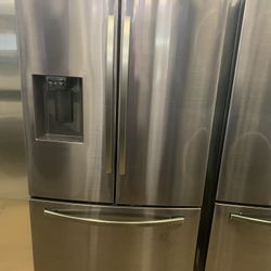 Samsung 36” French Door Fridge In Black Stainless Working Perfectly 4 Months Warranty 