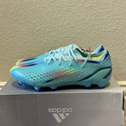 Men’s Size 7.5 - Adidas x SpeedPortal.1 FG Clear Aqua/Solar Red/Power Blue GW8427