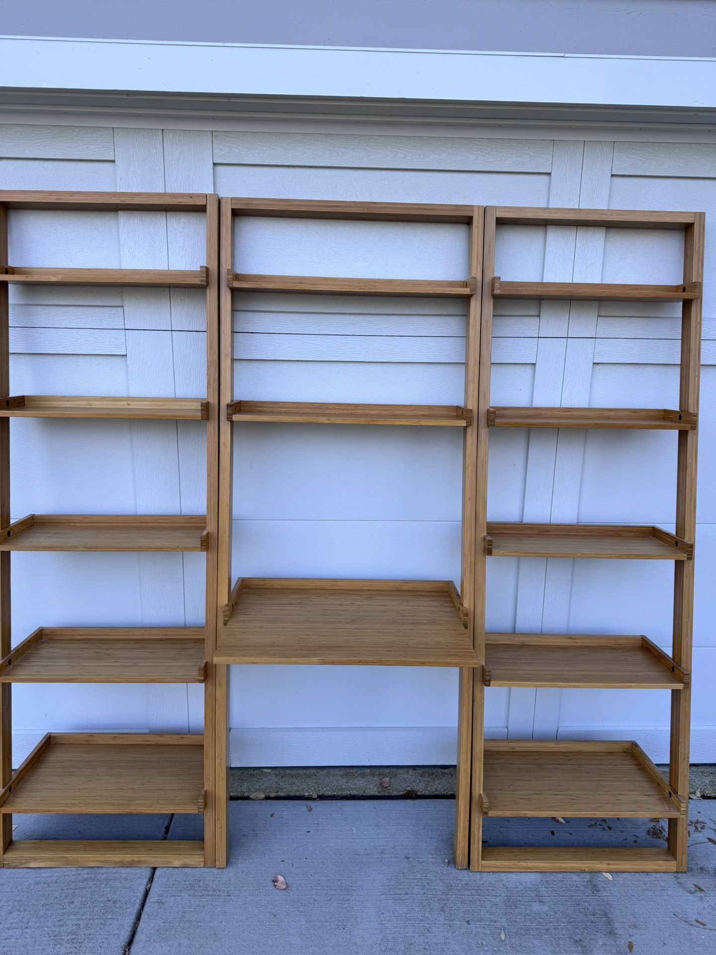Crate and Barrel Ladder Shelves