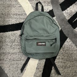 Vtg Eastpak USA Backpack Gray Nylon Made in USA 90s lightweight
