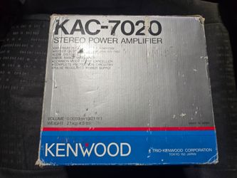 Kenwood car stereo amplifier