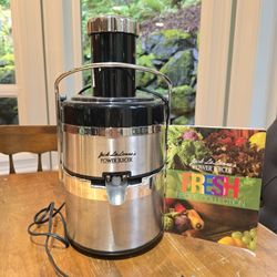 Jack Lalanne's Power Juicer Deluxe, Black and Chrome
