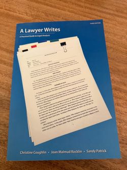A Lawyer Writes