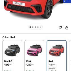 New Kids Ride On Car with Remote, Licensed Land Rover Kids Electric Car, Ride On Toys Range Rover