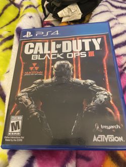 PS4 game call Of Duty Black Ops 3
