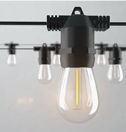 96FT LED Outdoor String Lights with Edison Bulbs