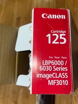 canon cartridge 125 LBP6000 / 6030 Series imageCLASS MF3010