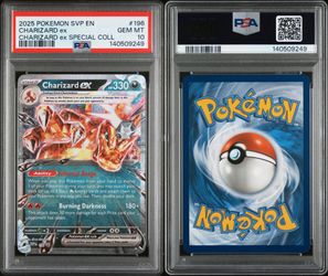 Pokemon TCG Charizard ex 196 Sv: Scarlet & Violet Promo Cards Holo ENG PSA 10