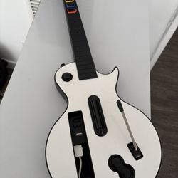 Guitar Hero Guitar (white Les Gibson)