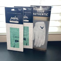 Callaway And Palm Premium Golf Gloves 