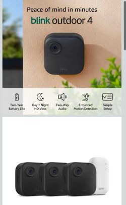 Blink Outdoor 4 – Wireless smart security camera and Sync Module Core included (new)