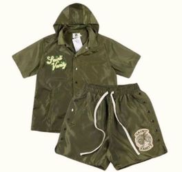 Saint vanity set army green