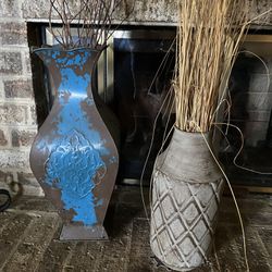 Metal Decorative Vases