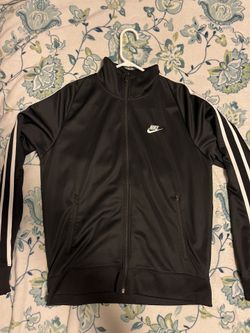 Nike Black And White Track Jacket Size M
