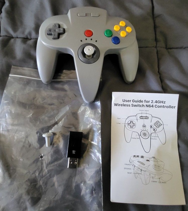 Wireless N64 Controller For Switch And PC