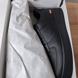 Nike Air Force 1 Supreme Black 7.5, 8, 8.5, 9, 9.5 10, 11, 15